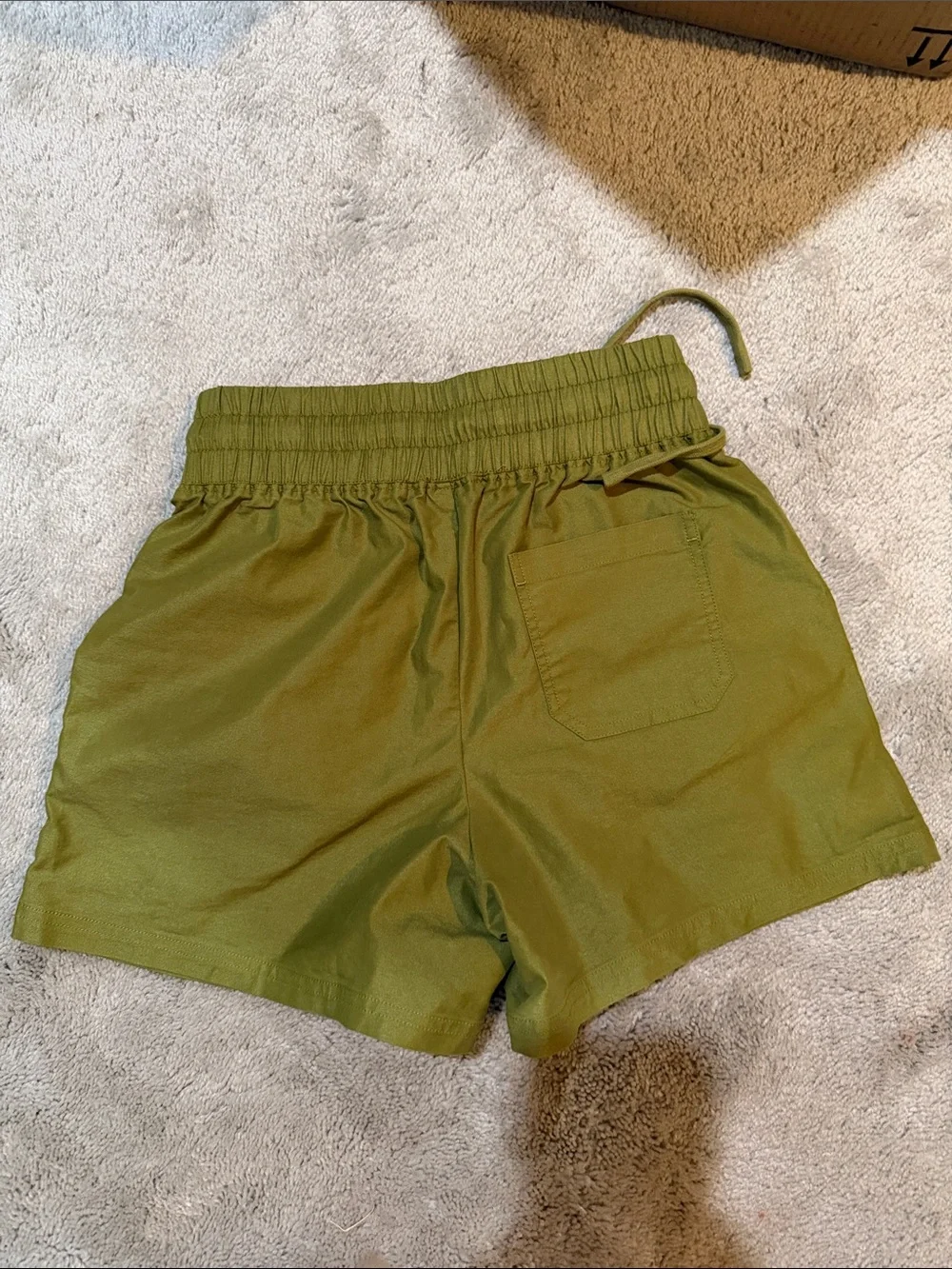 Fabletics Olive Cargo Pull-On Shorts